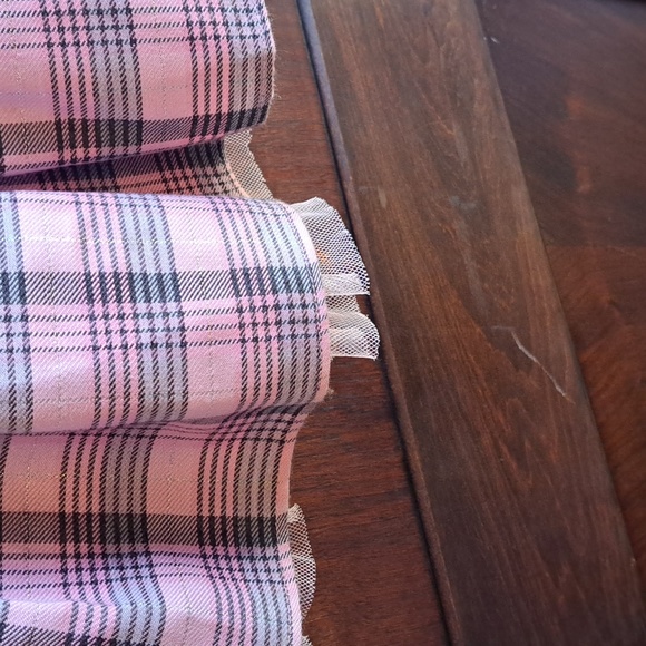 Sweet Heart Rose Size 12 months pink and grey plaid dress with sparkles - Picture 4 of 5